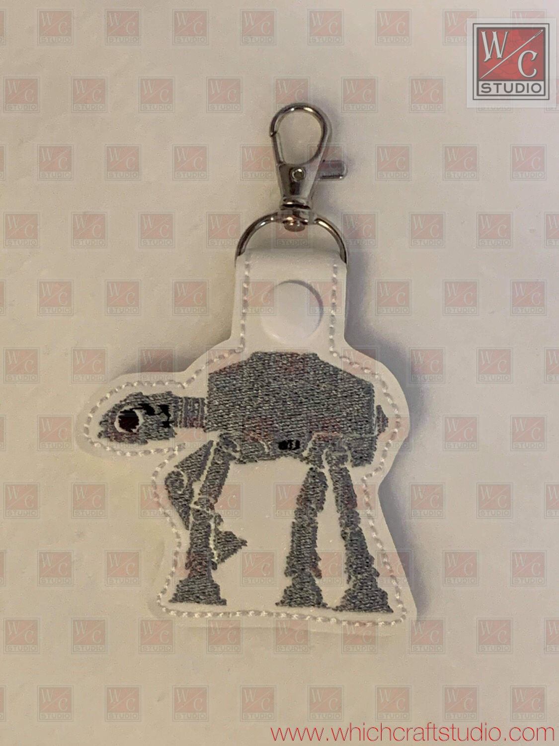 Digital AtAt Fob Embroidery Design Files