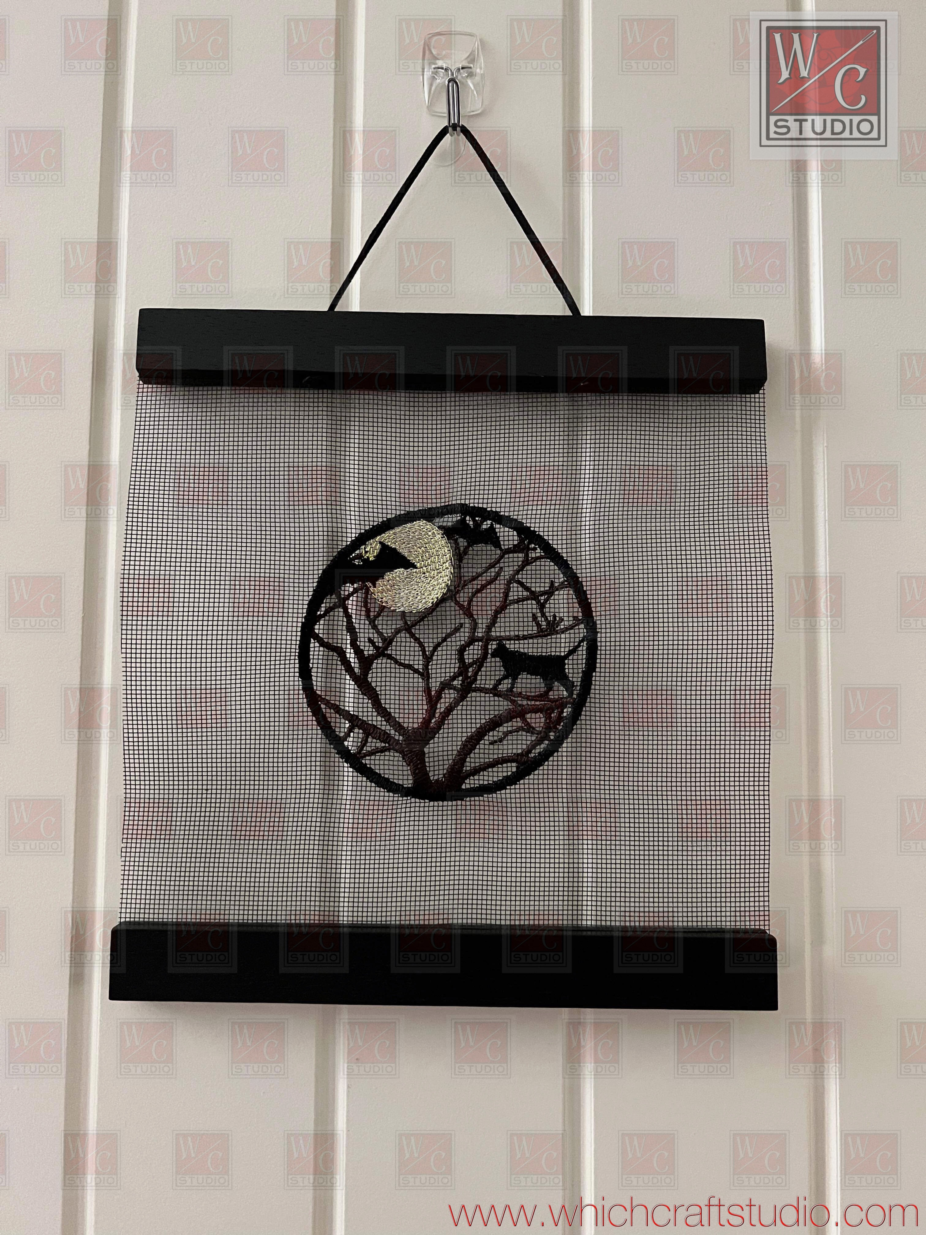 Digital Cat at Midnight Standalone 4x4 files Digital File