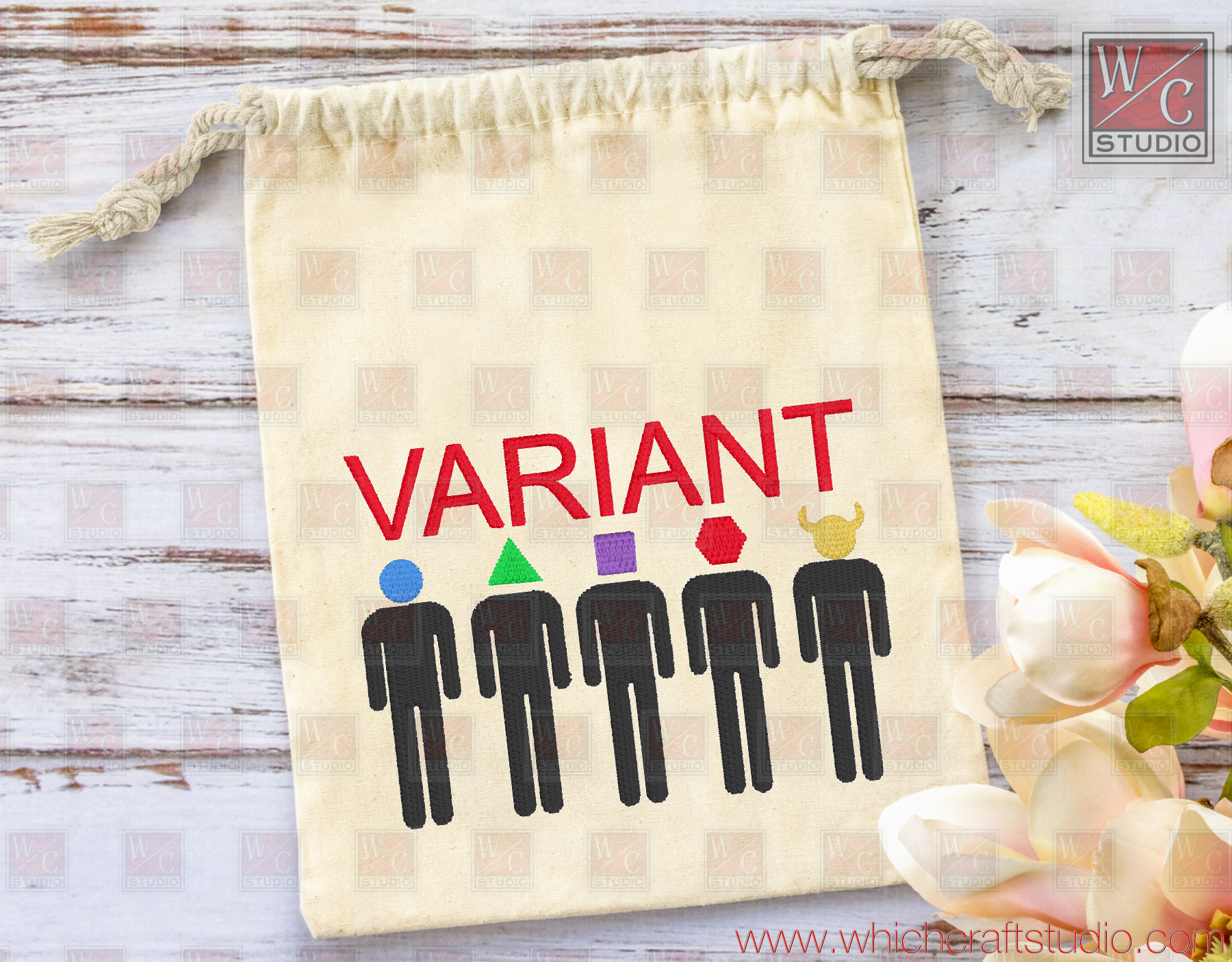 Digital Variant Standalone 4x4 Digital Embroidery Design