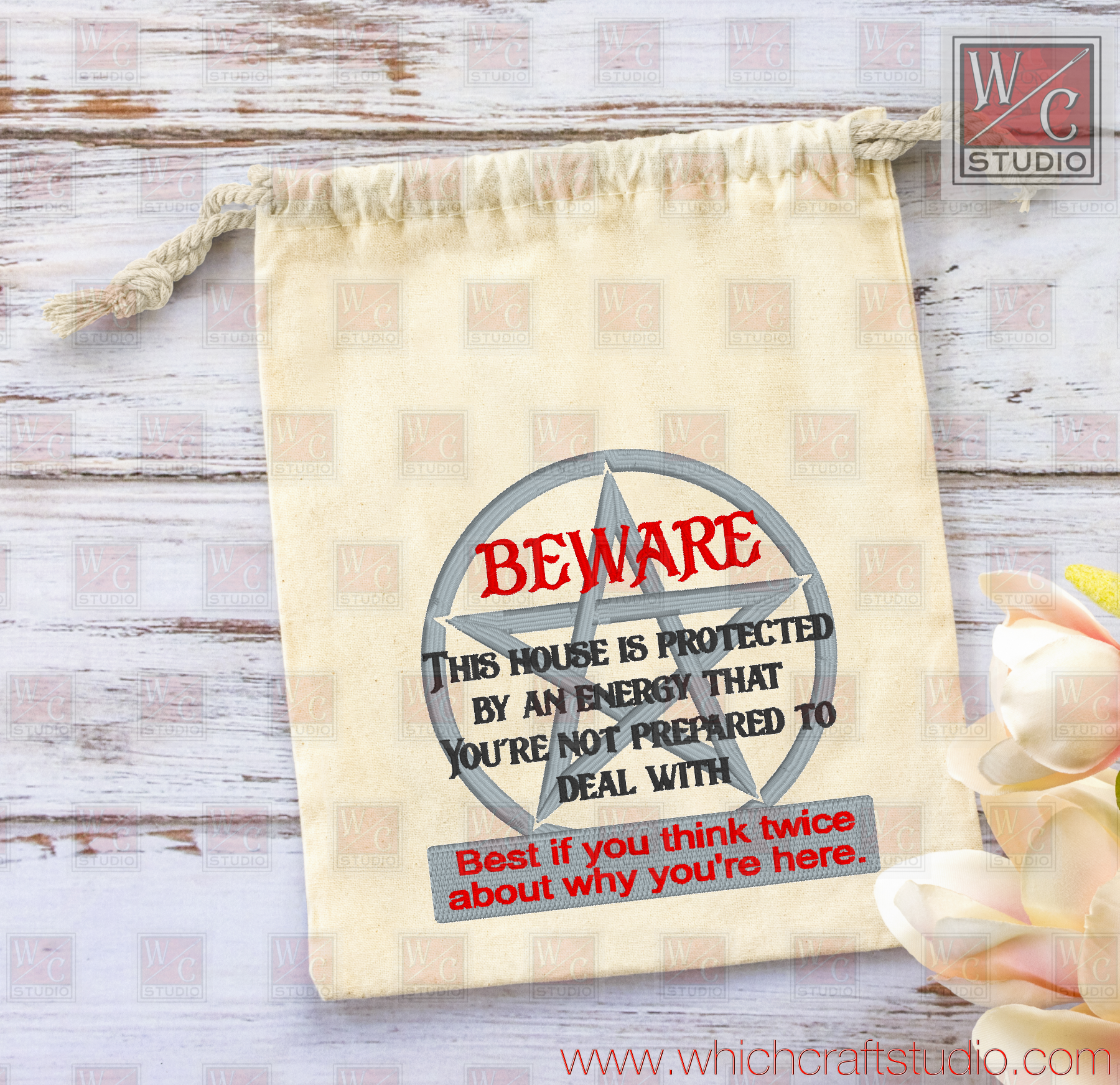 Digital Beware Protected Energy Standalone 4x4 Digital Embroidery