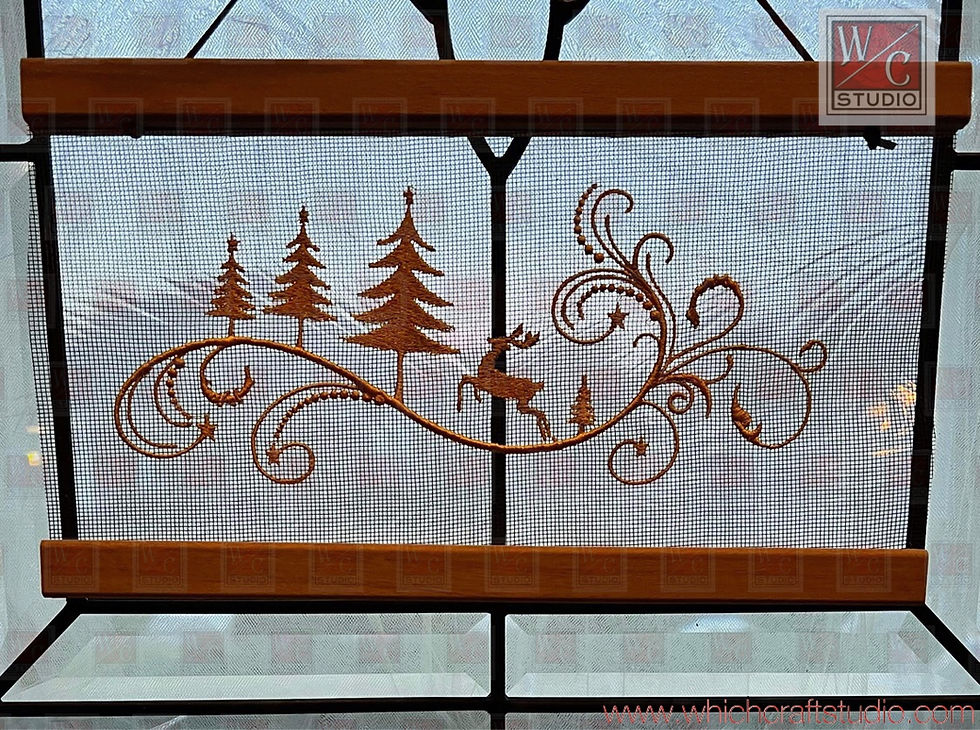 Thumbnail: Digital Reindeer Filigree Standalone 8x12 Digital Files