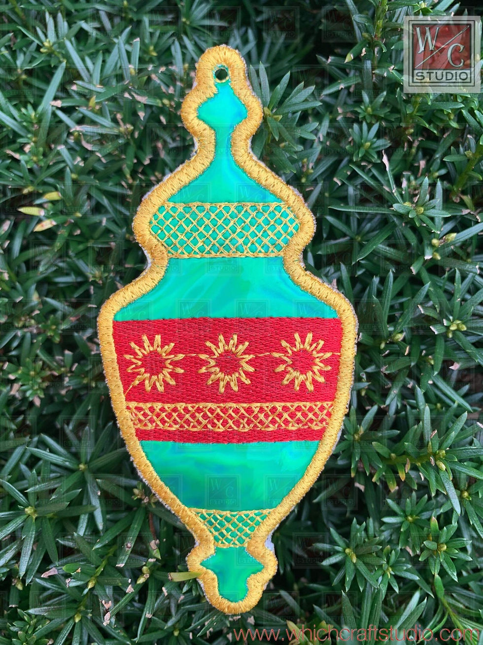 Digital 5 Vintage Christmas Ornament Digital Files