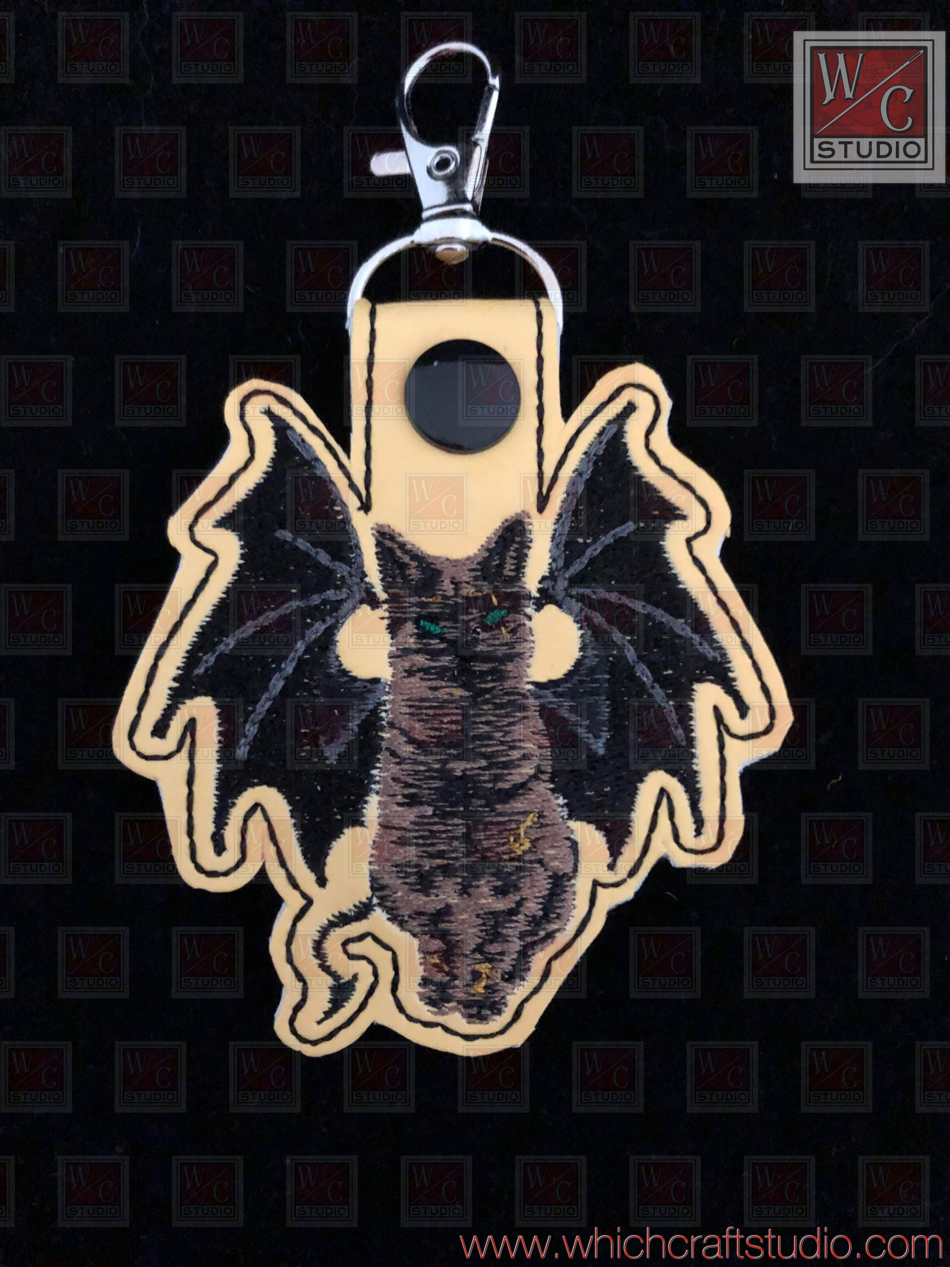 Digital Hell Cat Fob Digital Embroidery