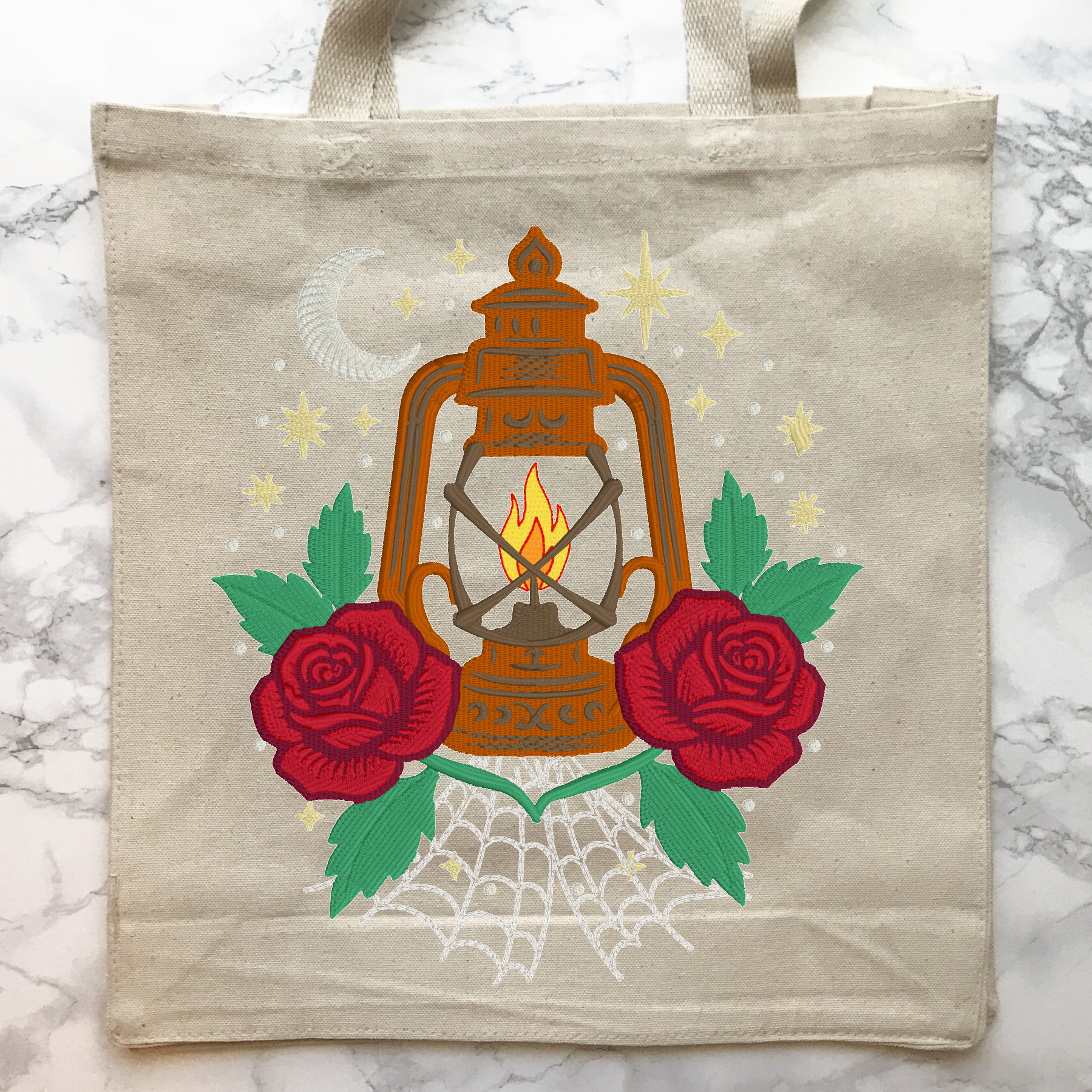 Digital Gothic Lantern Standalone | 6x10 Digital Embroidery Design