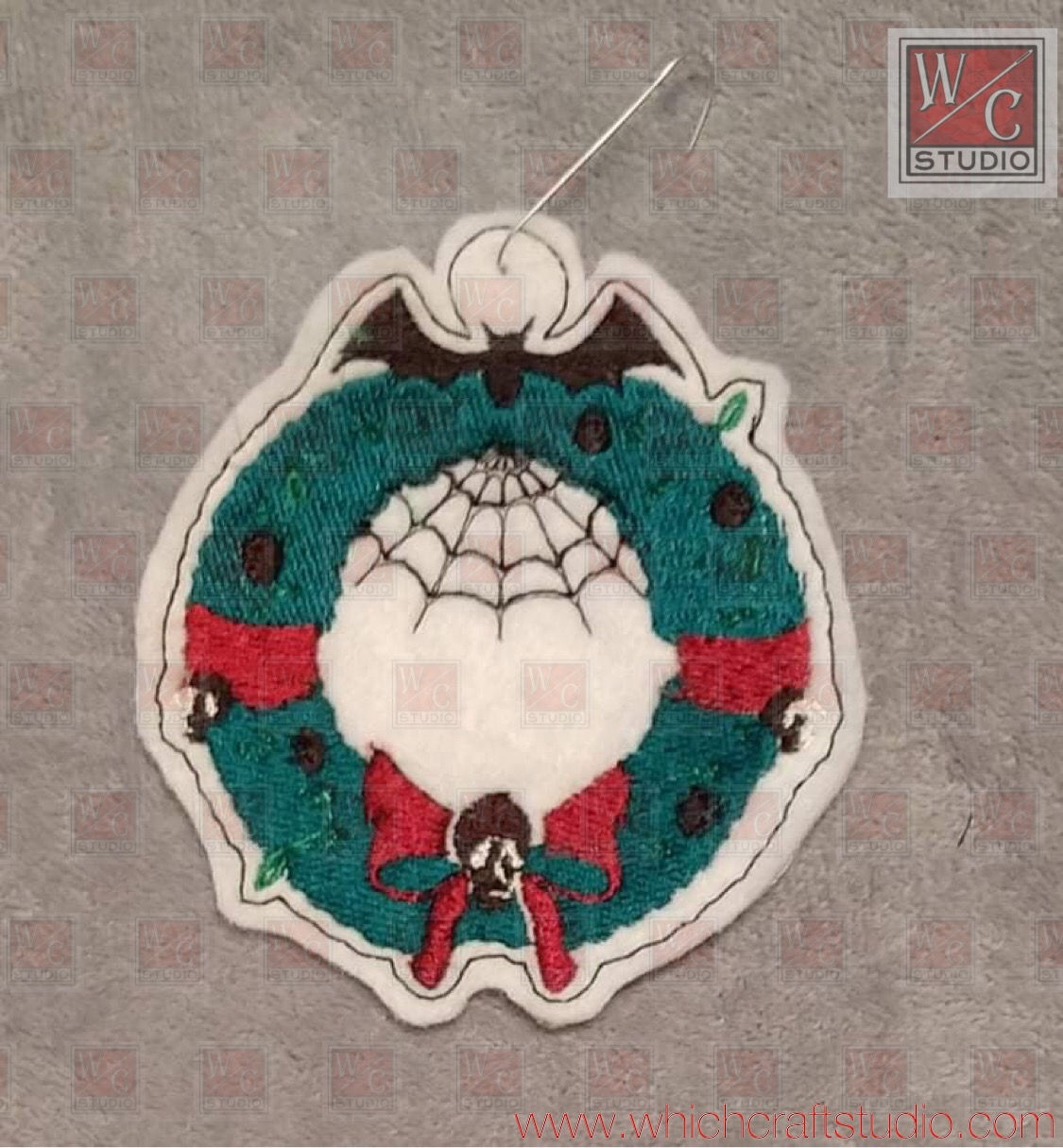 Digital Wreath Coffin Ornament Files