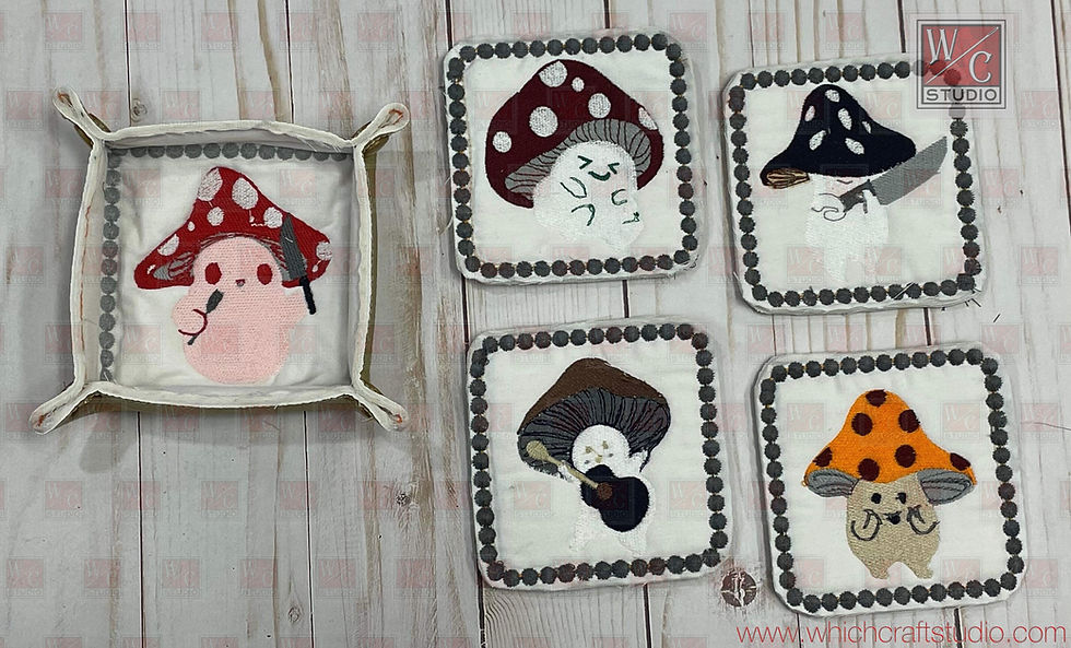Digital Coaster Set of 5 Digital Files