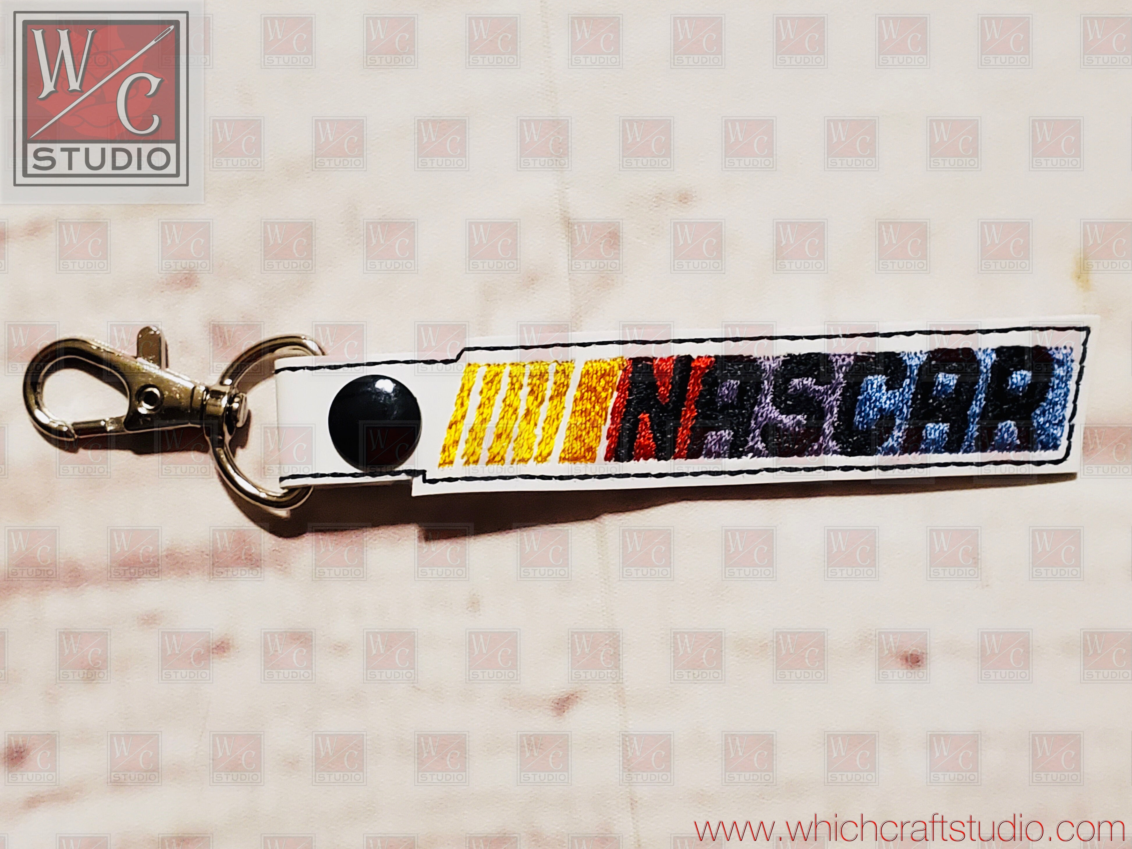 Digital Nascar Fob Embroidery File