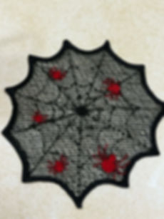 Digital FSL Spiderweb Lace Doily Coaster 6x10 Embroidery Designs