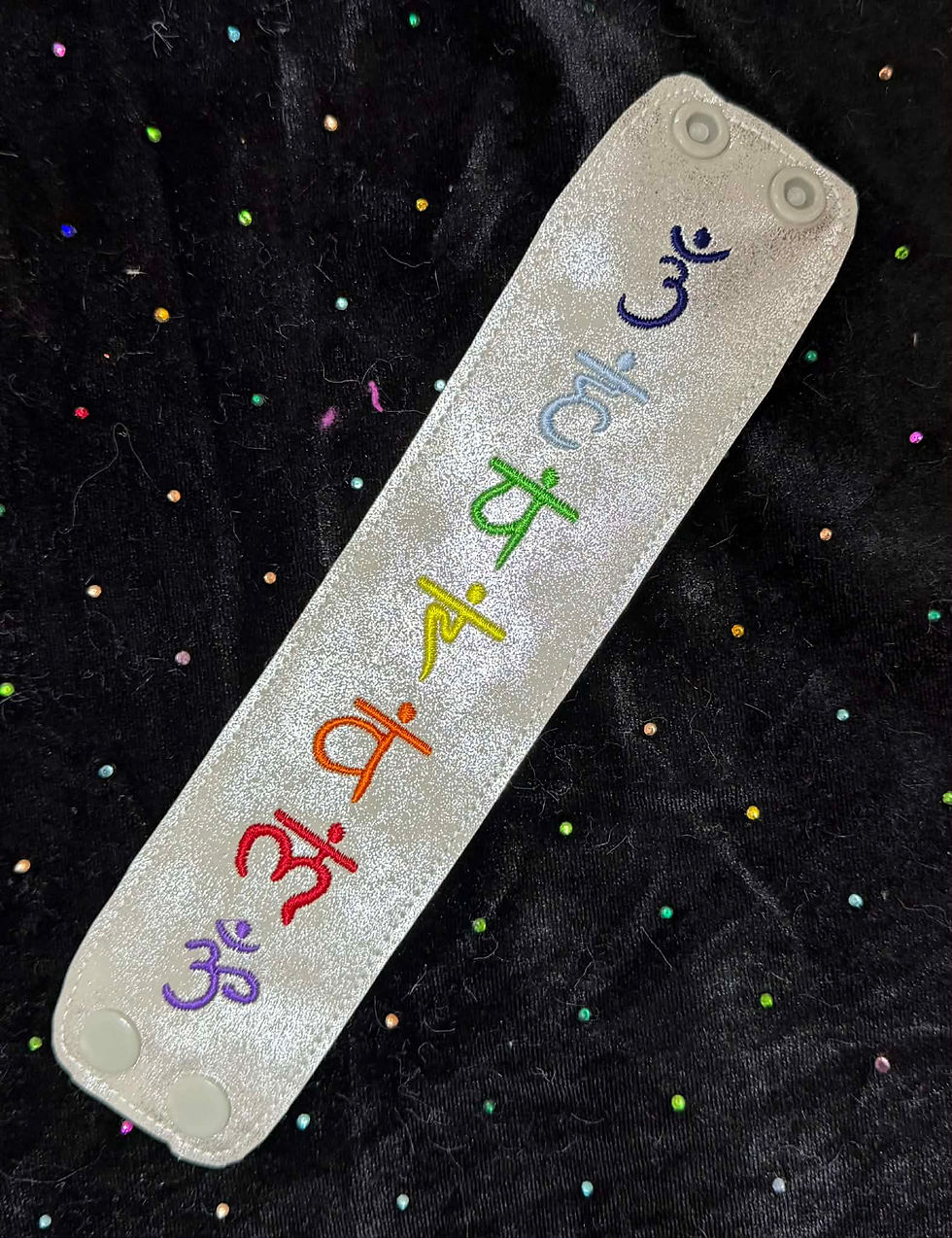 Thumbnail: Digital Chakra symbols spine SA 8x14 Digital Embroider