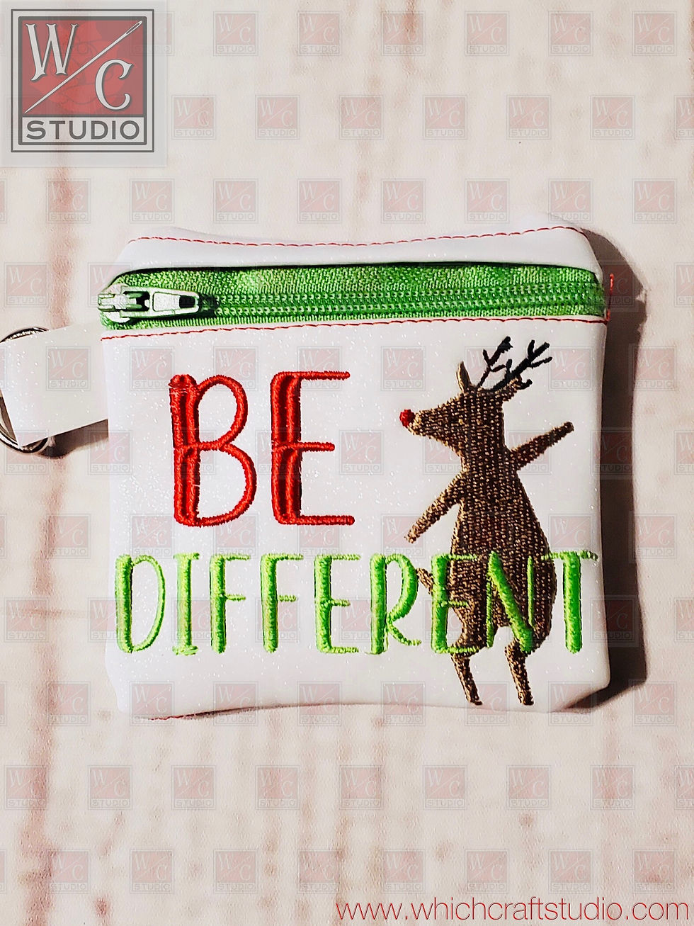 Digital Be Different 4x4 bag Embroidery Designs