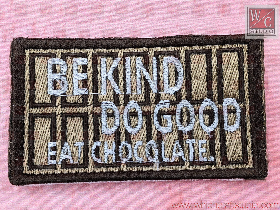 Digital Eat Chocolate Patch Digital Fill