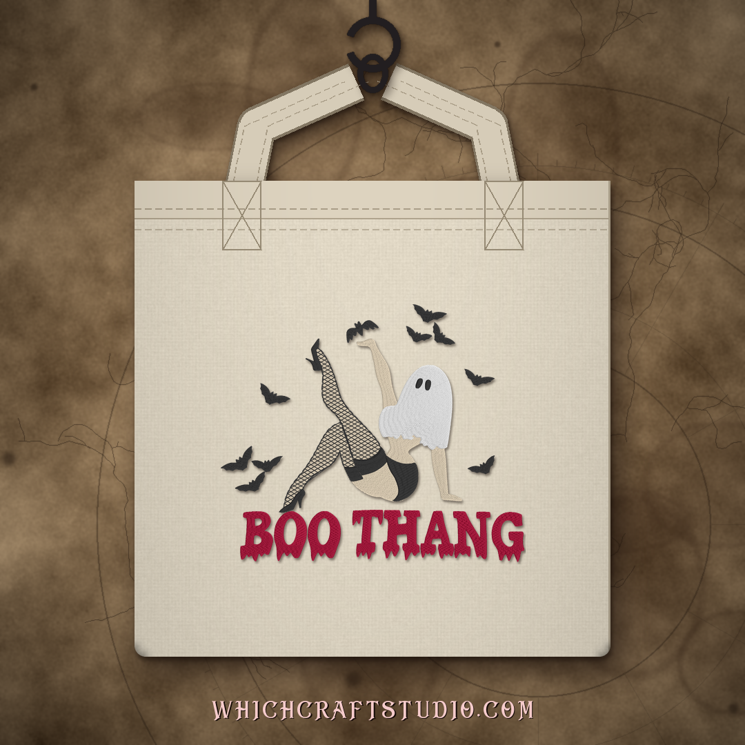Digital Boo Thang Standalone | 8x12 Digital Embroidery Design