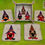 Thumbnail: Digital Halloween Gnome Coaster Tray Set Digital File