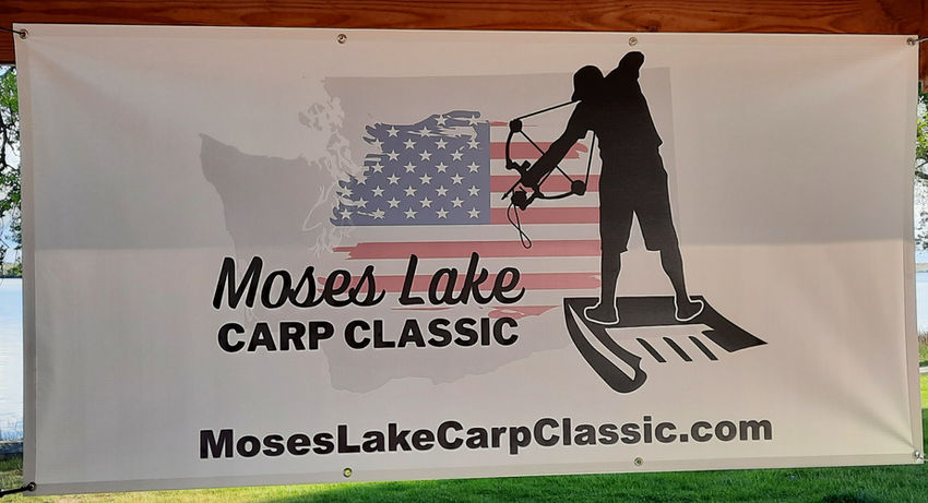 Moses Lake Carp Classic archer banner, MosesLakeCarpClassic.com