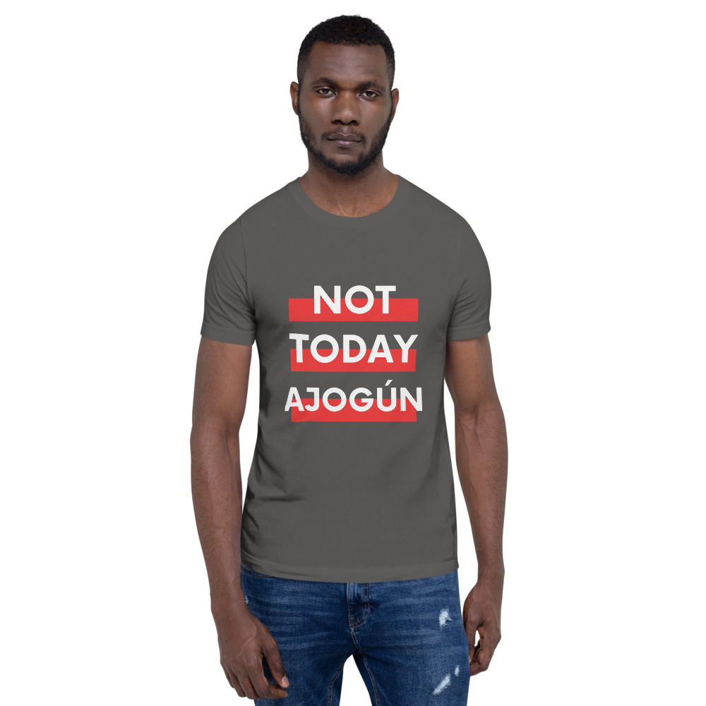 Not Today Ajogun Red - Short-Sleeve Unisex T-Shirt