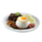 Nasi Lemak Daging Masak Hitam