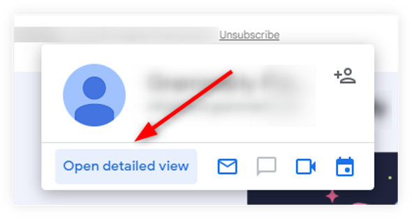 Promotions tab - save contact example - step 1