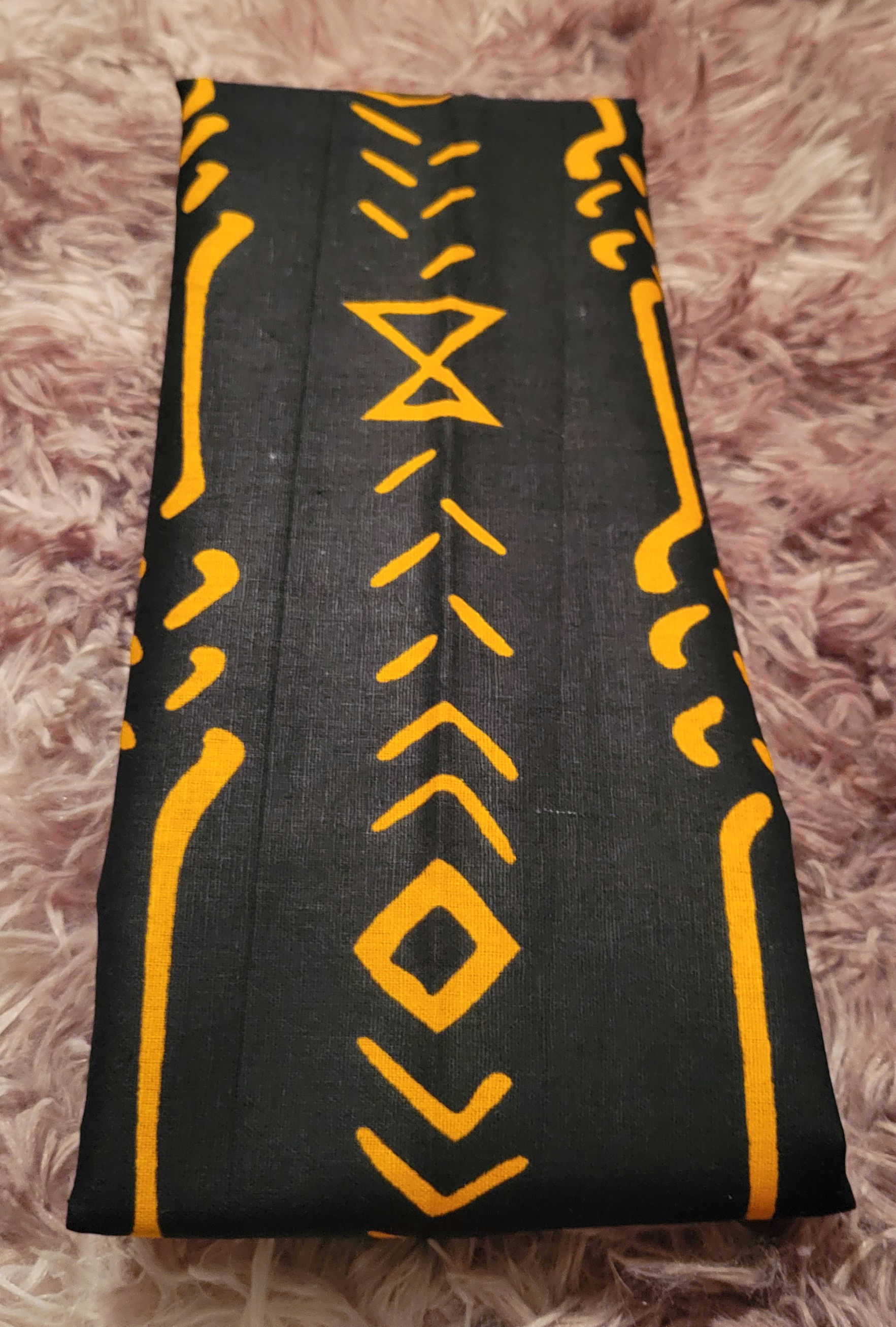 Mustard Tribal Ankara African Print Headwrap