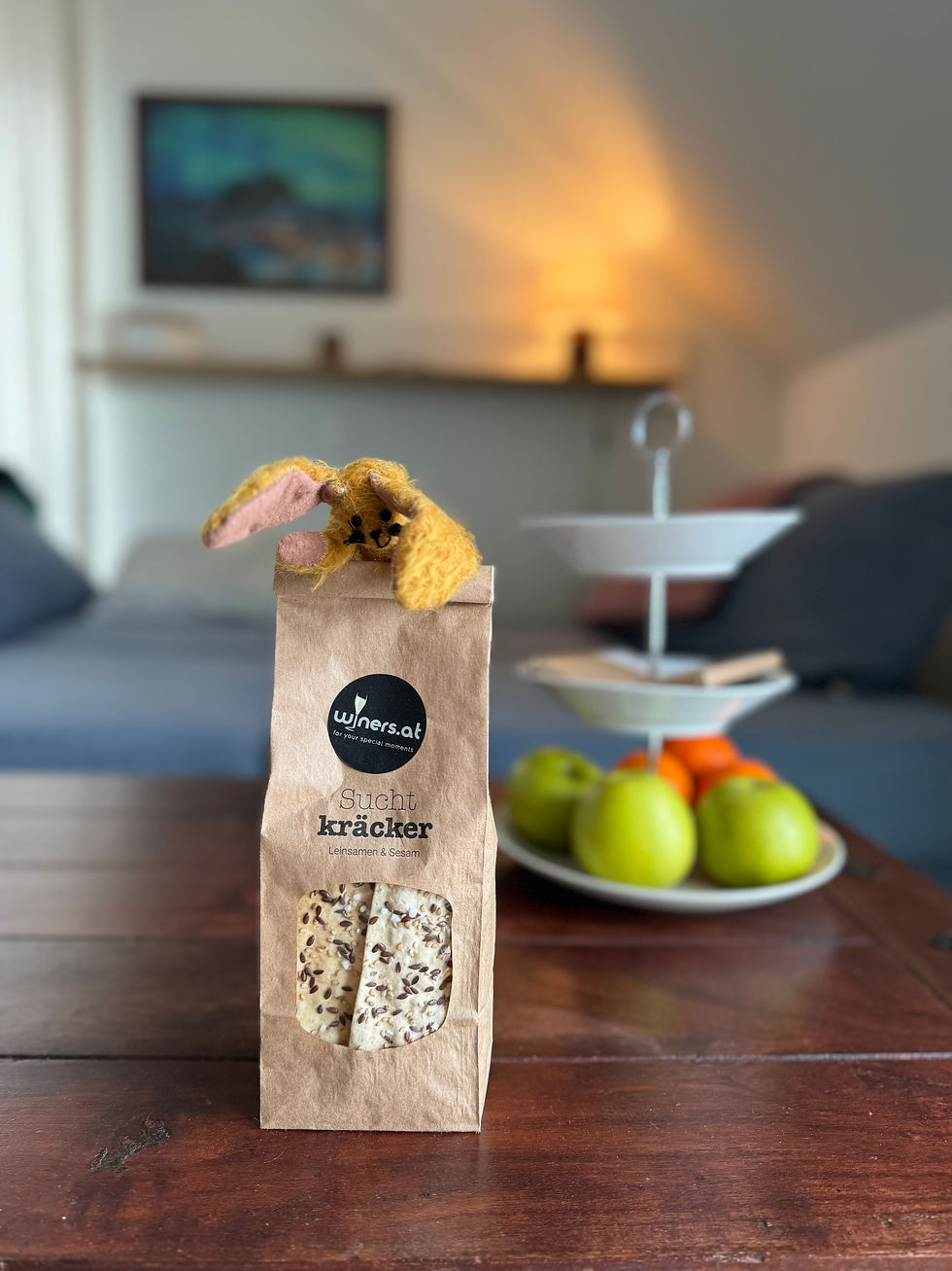 brotsüchtig - BIO Suchtkräcker mit Leinsamen & Sesam