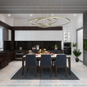 MẪU THIẾT KẾ NỘI THẤT PHÒNG BẾP HIỆN ĐẠI 