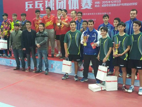 Brasil é terceiro colocado em torneio na China!