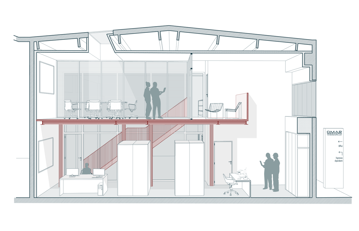 Progetto Uffici per Azienda Varese - Casalecasale Srl - Archittetti Varese e provincia