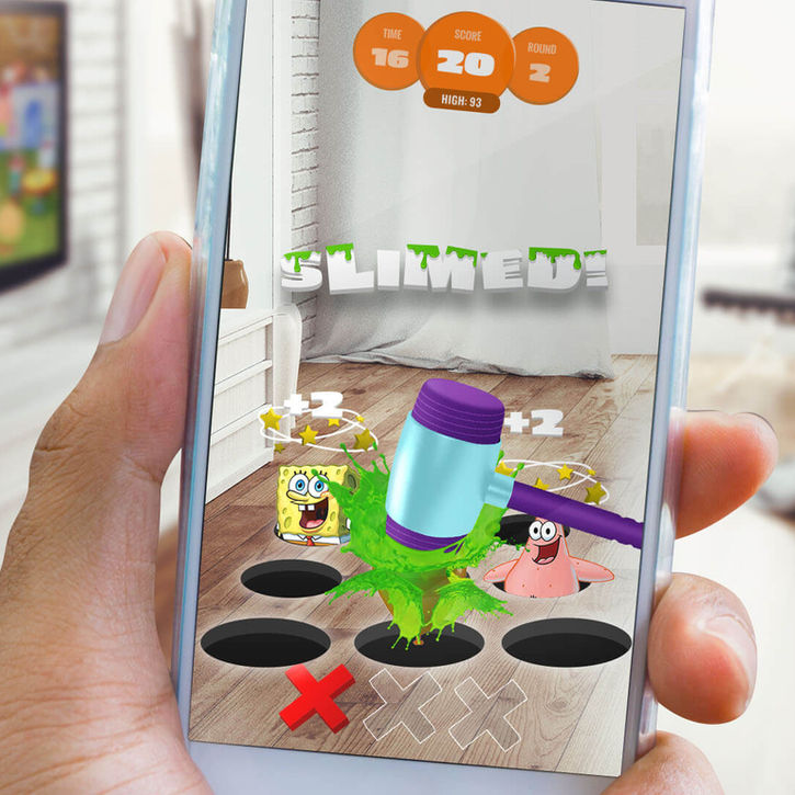 Use the SCREENS UP app for eye-popping AR experiences brought directly into your home!