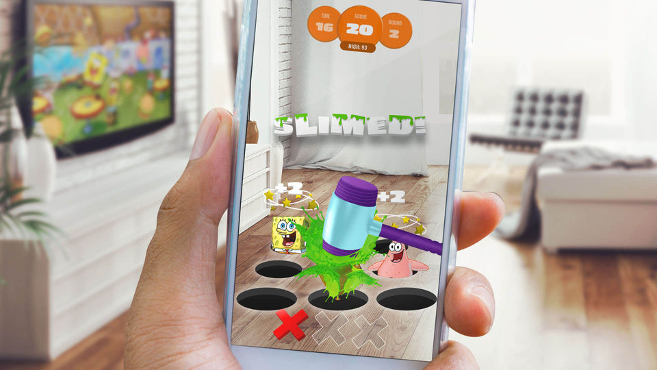 Use the SCREENS UP app for eye-popping AR experiences brought directly into your home!