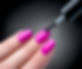 Beautiful manicure process. Nail polish