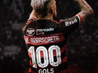 100 vezes Arrascaeta: o camisa 10 eterno entra para o clube dos centenários do Flamengo