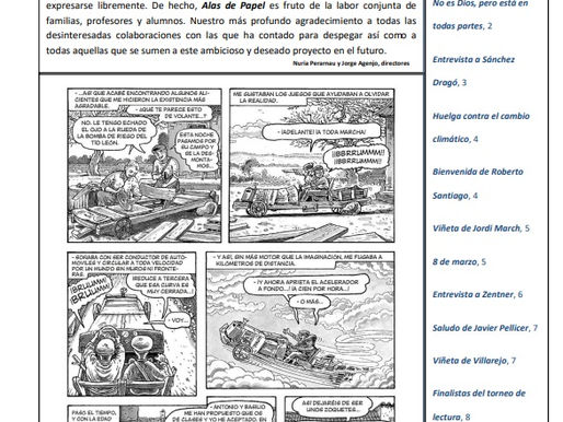 Nace ALAS DE PAPEL el periódico de nuestro centro