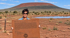 Roden Crater Visitor Sign in Arizona_edi