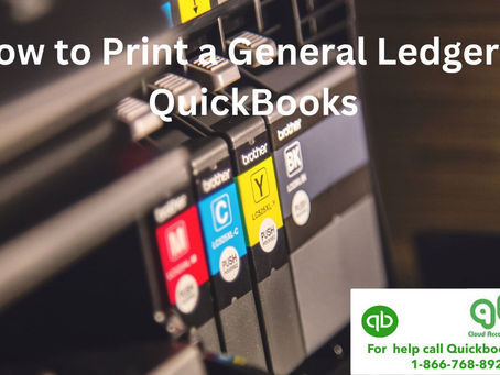 How to Print a General Ledger in QuickBooks: A Step-by-Step Guide