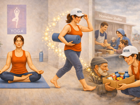 Taking your yoga practice off of the mat and practicing seva.