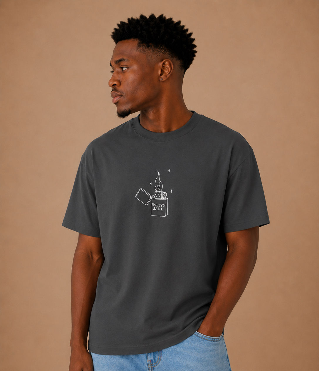 Men’s White Lighter T-shirt