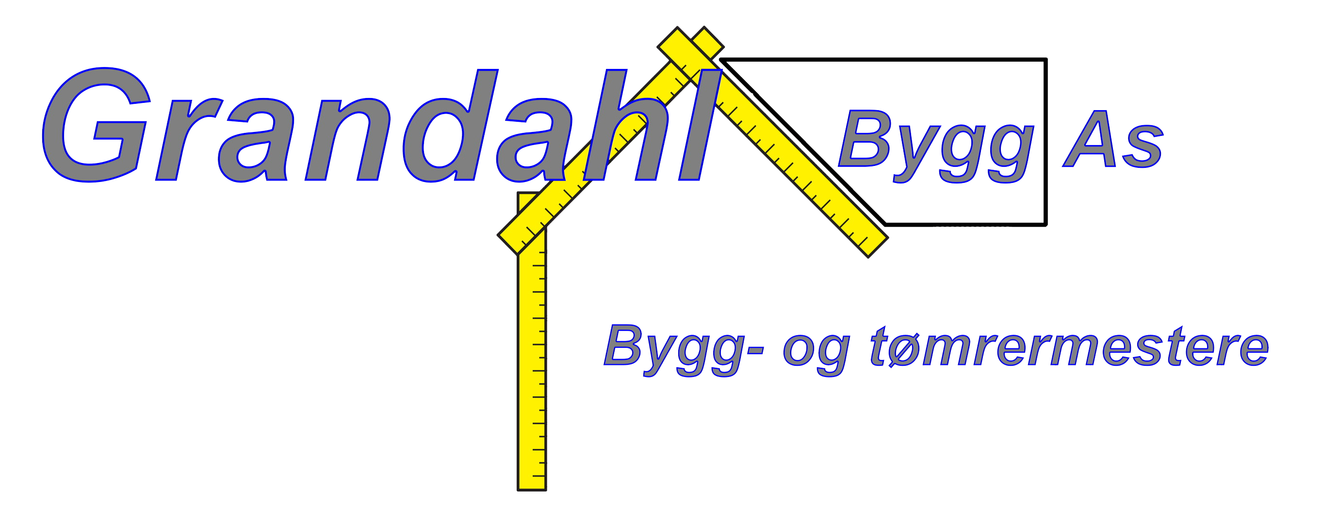 Grandahl Bygg logo, home link