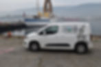 Company car with the BSI OFFSHORE logo on it
