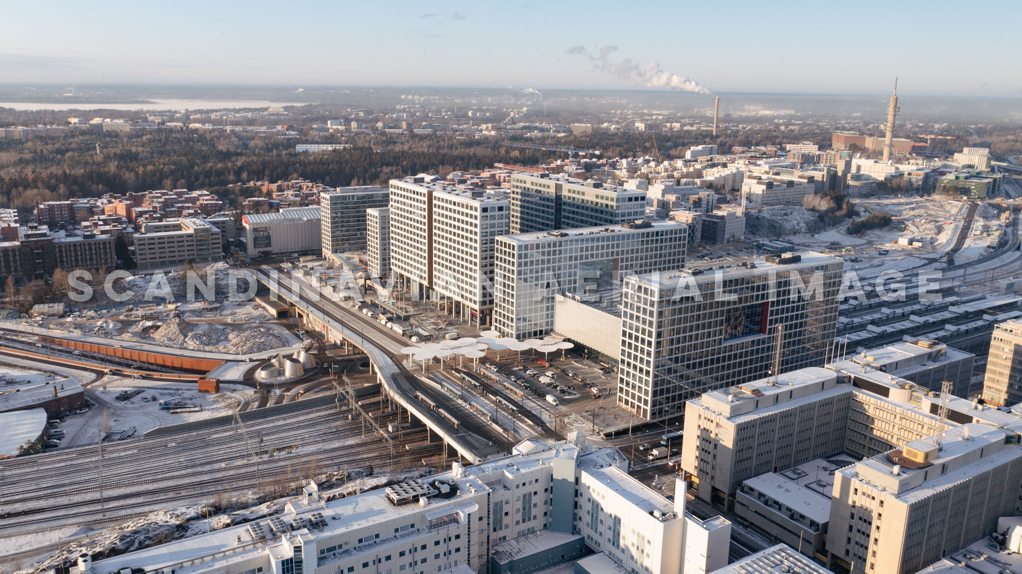 Helsinki Pasila Tripla Mall winter