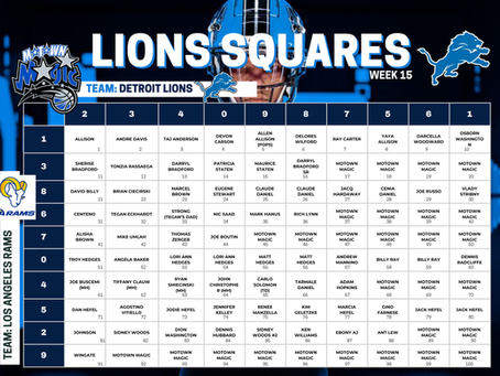 WEEK 15 LIONS SQUARES