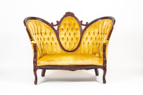 Vintage Goldenrod Settee.CKB.jpg