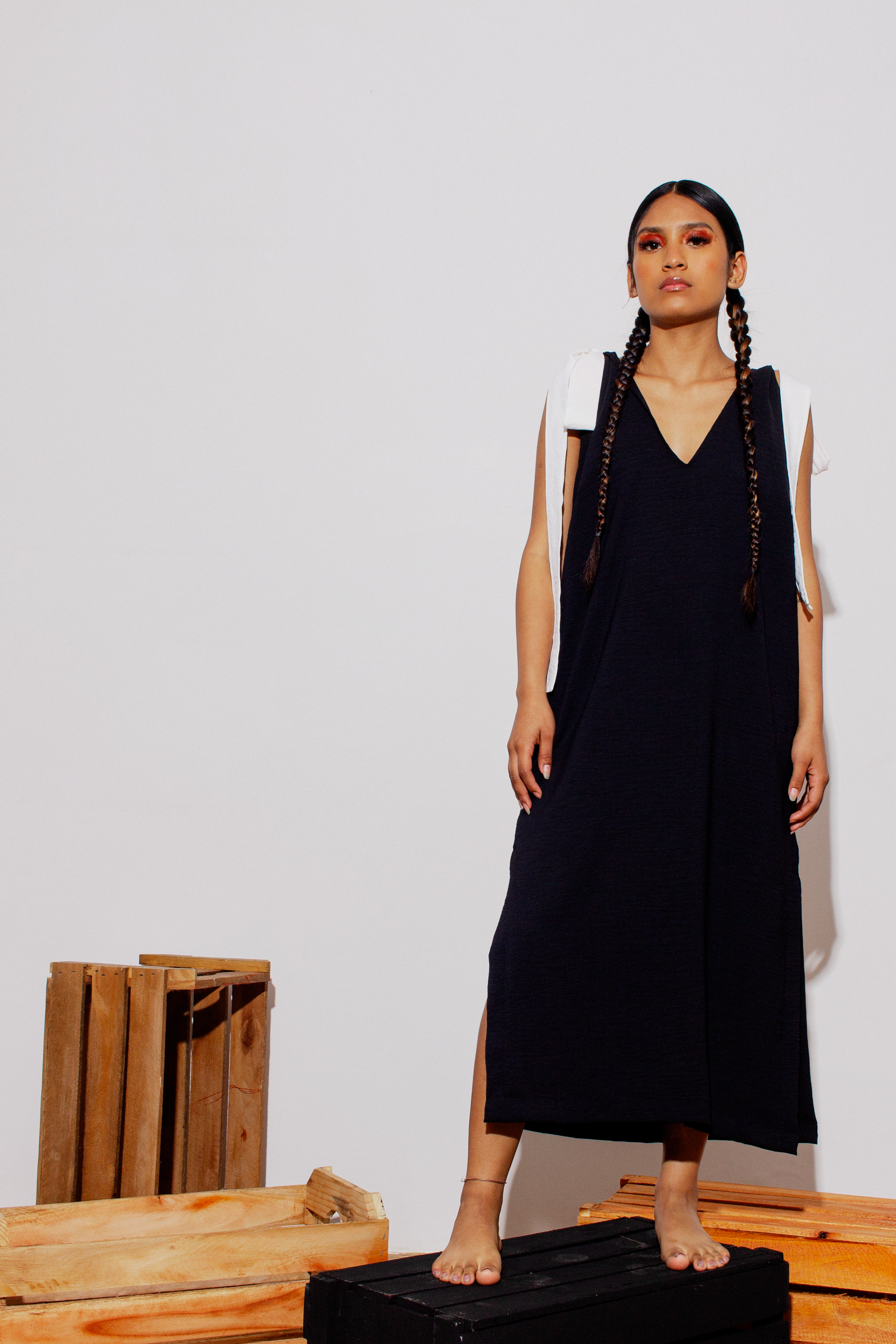 Vestido alça removível