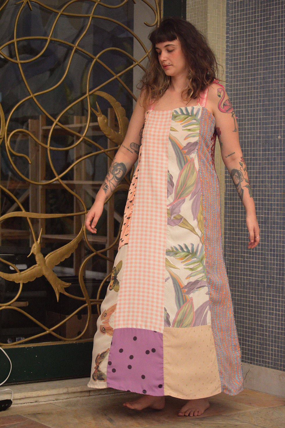 Miniatura: Vestido Abelha rosa