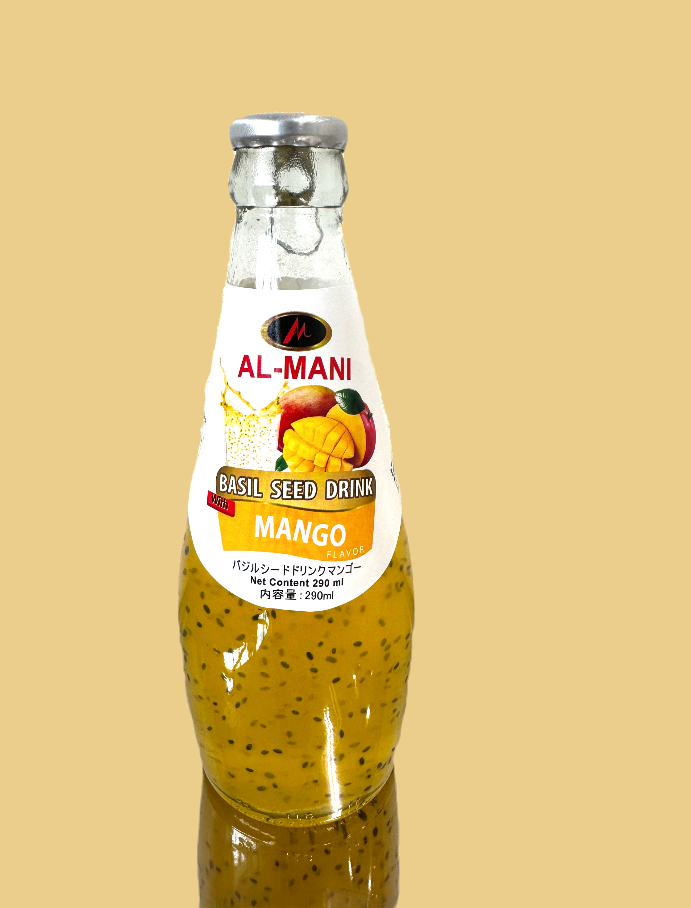 BASIL SEED DRINK 290ml MANGO