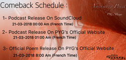 Vanishing Point by PYG's Whisper -Official Schedule