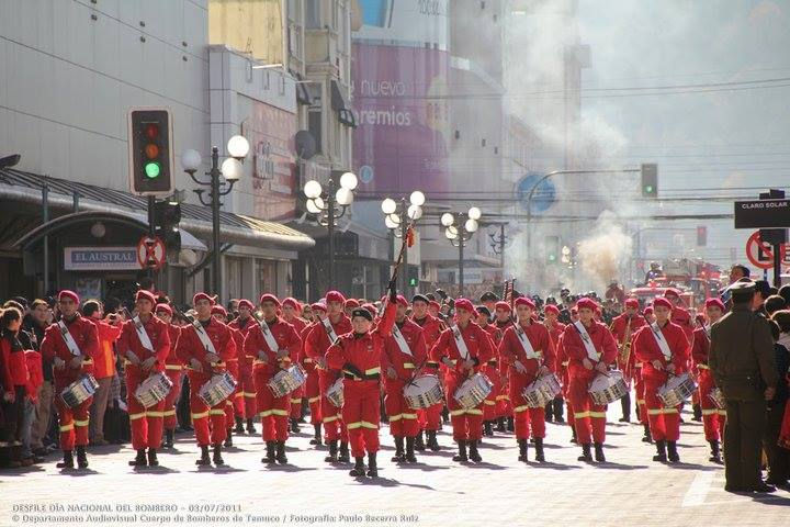 El Cuerpo de Bomberos de Temuco, vuelve a contar con Banda de Guerra.