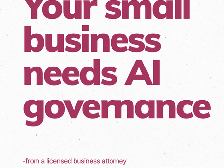 Why your small business needs AI Governance 