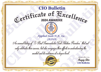 Congratulations!  ASNA is selected as "5 Best Semiconductor Tech Solution Providers" by CIO Bulletin
