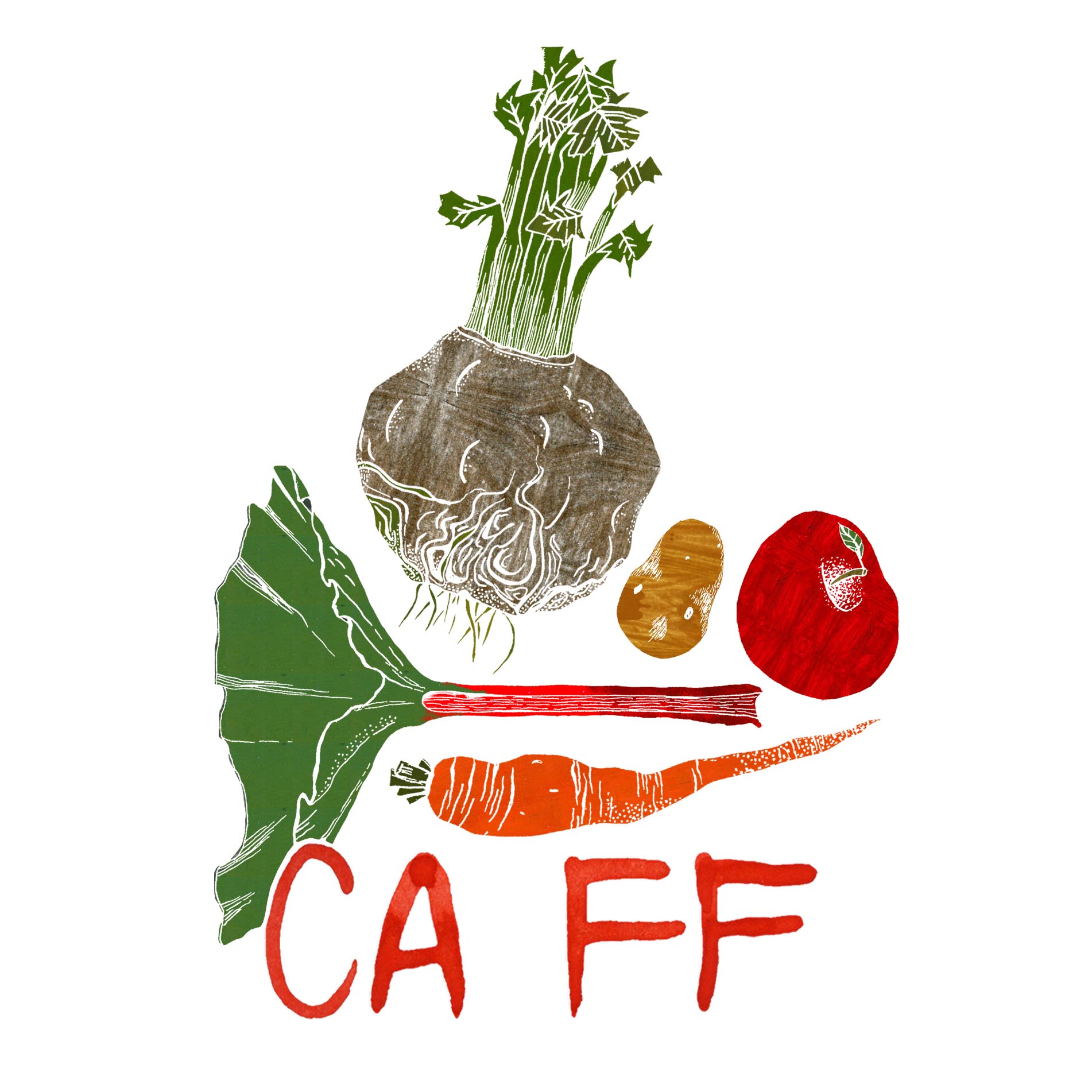 CAFF logo farver