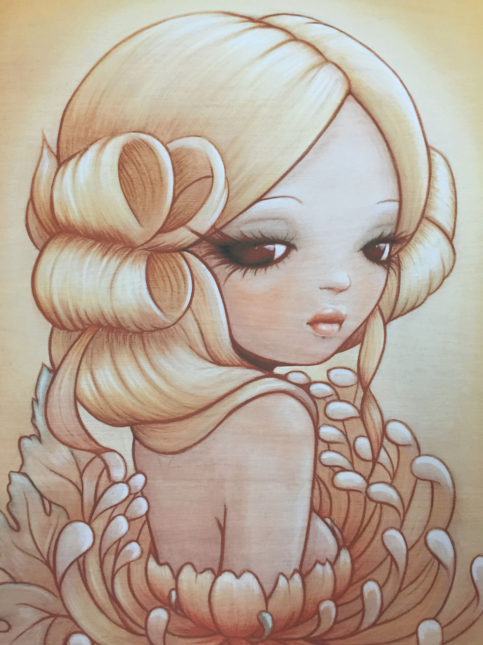 Miniaturbild: fine art print "Golden Flower" by Anarkitty