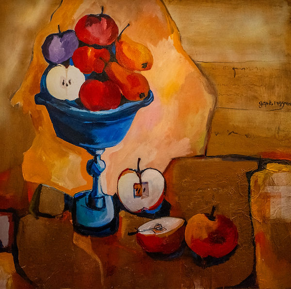 15 | Stilleven Met Bladgoud. (olieverf)